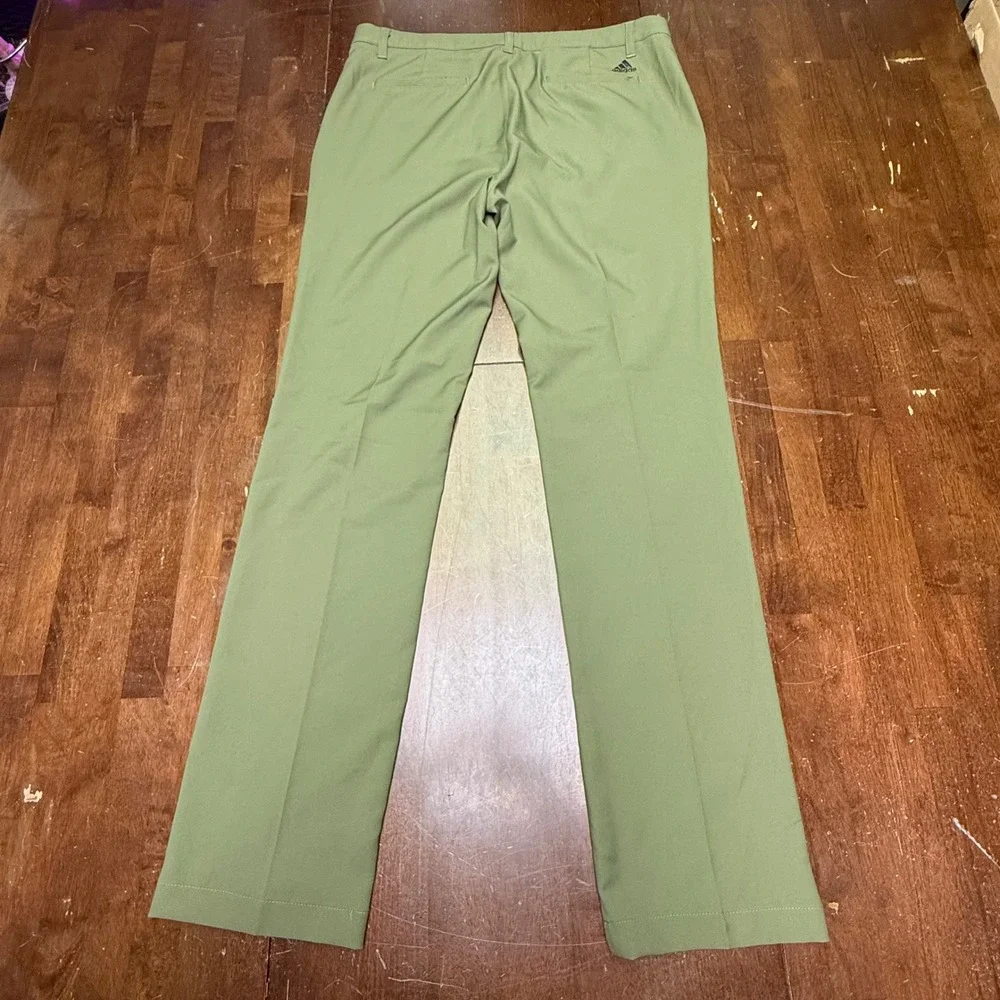 Adidas Golf Pants Mens 34x34 Olive Green Ultimate365 Performance HR9050